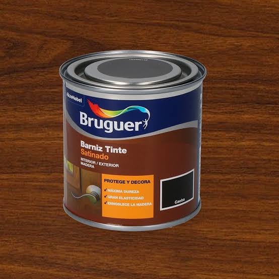Barniz Tinte Satinado Bruguer Caoba 750 ml