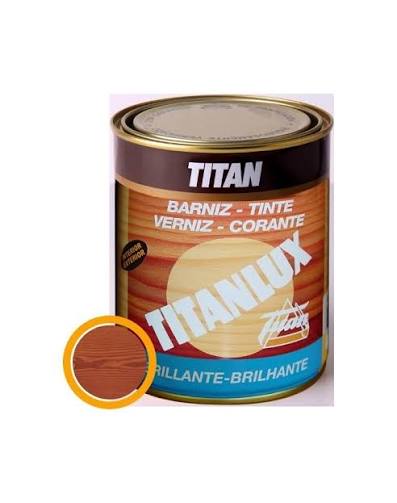 Barniz Tinte Titanlux Brillo Roble 125 ml