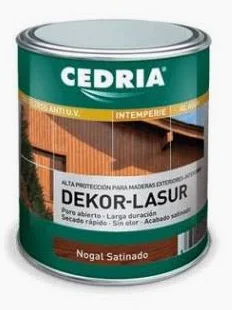 Cedria Dekor Lasur Satinado Nogal 750 ml