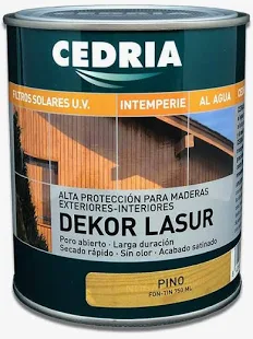 Cedria Dekor Lasur Satinado Pino 750 ml