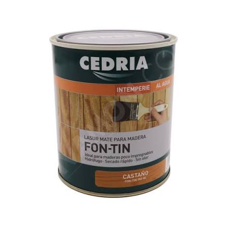 Lasur Mate Fon-Tin Castaño Cedria 750 ml